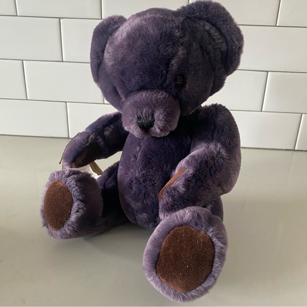 The Nisbet Royal Bear Purple Stuffed Animal